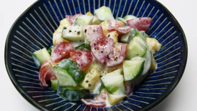 夏野菜ヨーグルトサラダ