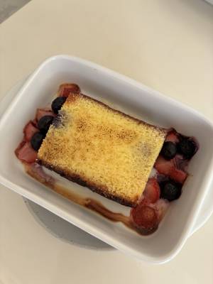 カステラのフレンチトースト風