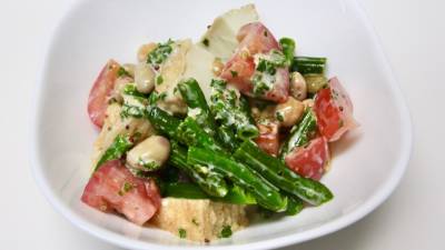 いんげんとひよこ豆のサラダ