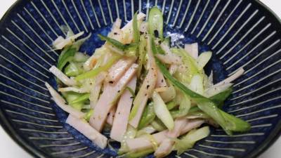 ねぎハムサラダ