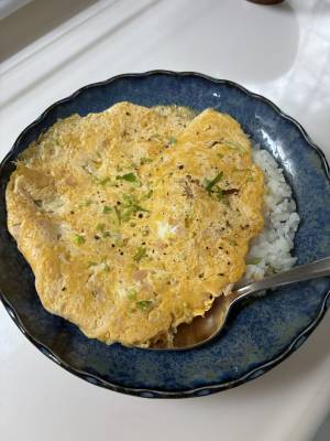 お布団たまごごはん