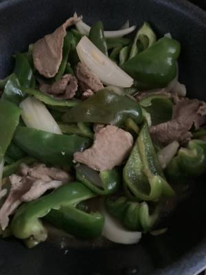 ピーマンと豚肉のポン酢しょうゆ煮