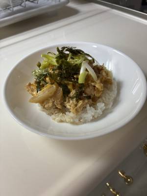ひき肉の親子丼