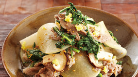 大根と牛肉のおかずナムル