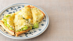 油揚げのねぎチーズ焼き