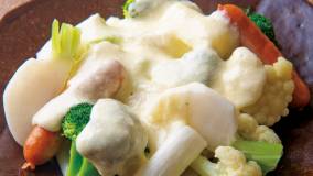 冬野菜のとろとろチーズソース