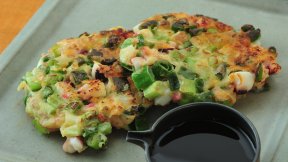 わけぎの海鮮お焼き
