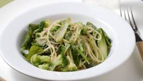 緑の野菜 本格アーリオ・オーリオ スパゲッティ