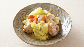 手羽元とキャベツの蒸し煮