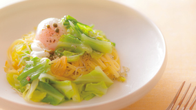 春キャベツとちりめんじゃこのパスタ