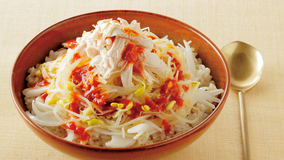 たっぷりもやしの白ビビンバ