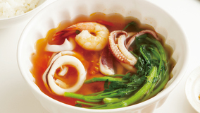魚介とトマトのスープ