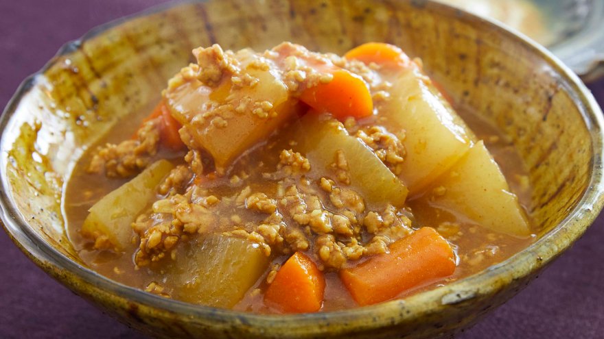 大根の和風カレー炒め煮