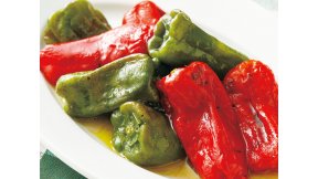 ピーマンの丸ごとグリル焼き