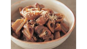 鶏肉とれんこんの田舎煮