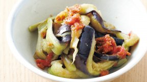 レンジなすのあえ物
