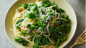 菜の花としらすのパスタ