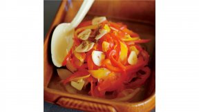 パプリカのインド風炒め煮(サブジ)