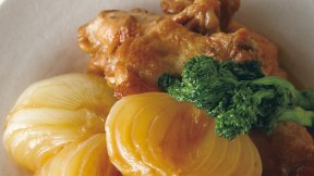 トロっと新たまと手羽元のツヤツヤ煮