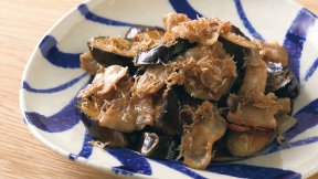 豚バラとなすの甘酢炒め