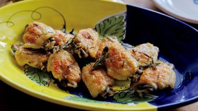 鶏手羽中のオーブン焼き レモン風味