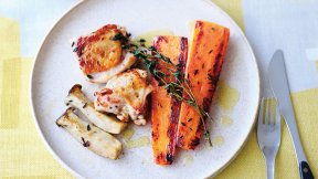 新にんじんと鶏肉のロースト