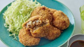 新たまねぎのメンチカツ