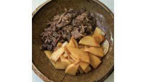 たけのこと牛肉のすき煮
